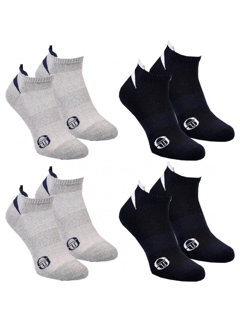 Calzini SNEAKER SERGIO TACCHINI Confezione da 4 Paia Multicolore - Kiabi