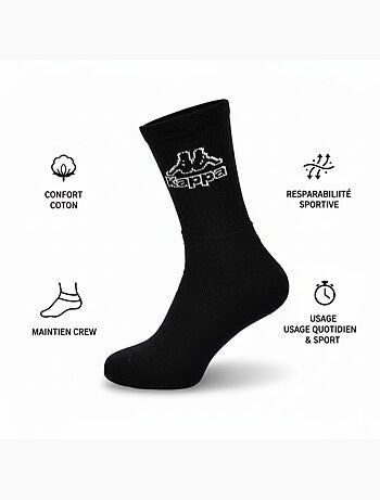 Calzini SPORT KAPPA CREW - Confezione da 12 Paia