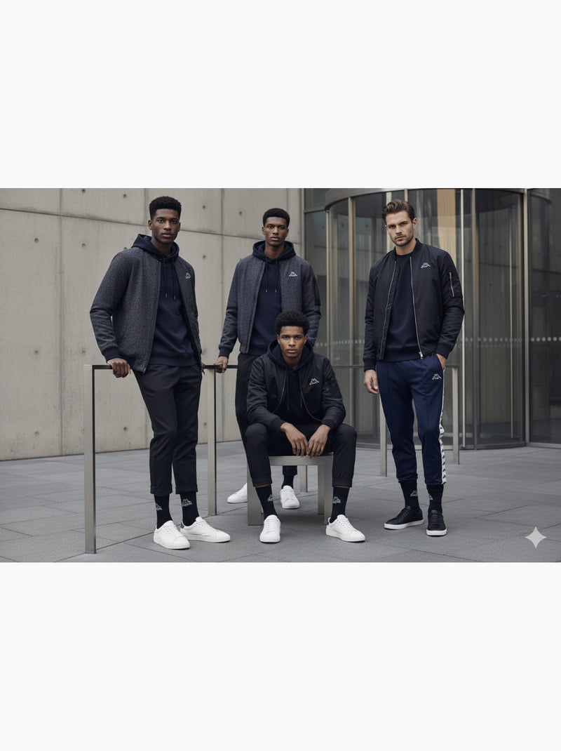 Calzini SPORT KAPPA CREW - Confezione da 12 Paia Nero - Kiabi