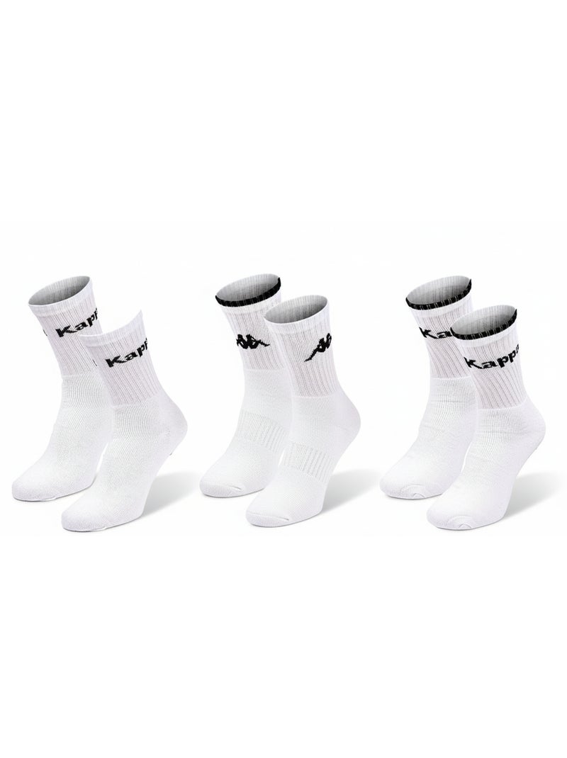 Calzini SPORT KAPPA CREW - Confezione da 20 Paia + 1 GRATIS Bianco - Kiabi