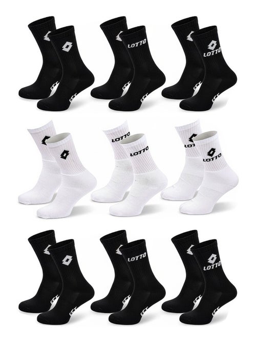 Calzini SPORT LOTTO CREW - Confezione da 9 Paia - Kiabi