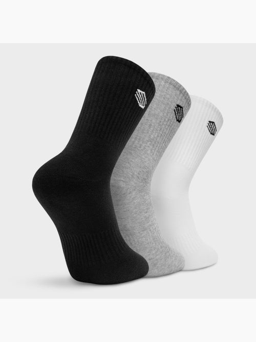 Calzini sportivi - confezione da 3 paia lifestyle uomo e donna step - Kiabi