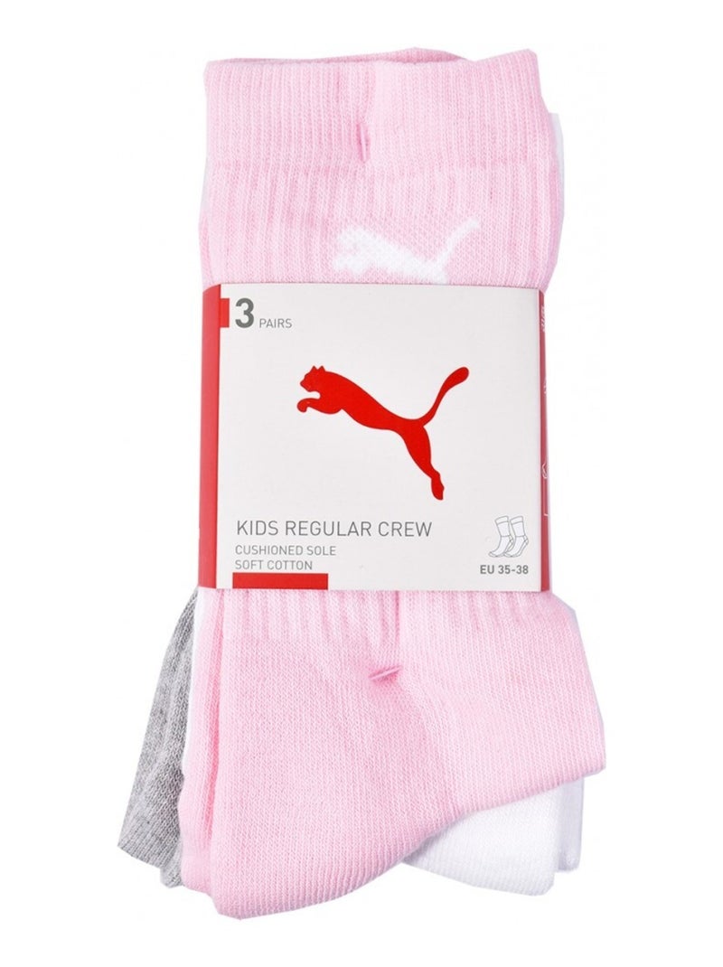 Calzini Sportivi PUMA Tennis CREW JUNIOR - Confezione da 9 Multicolore - Kiabi