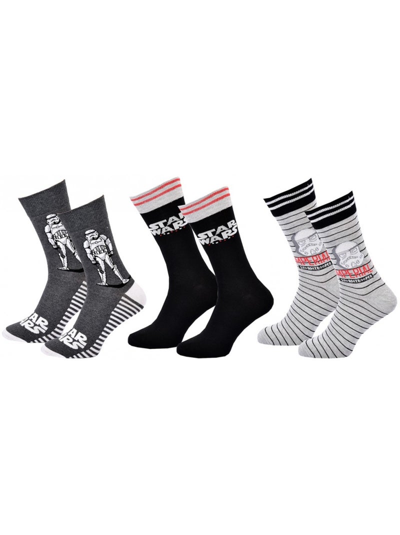 Calzini Star Wars uomo - Confezione da 3 Multicolore - Kiabi