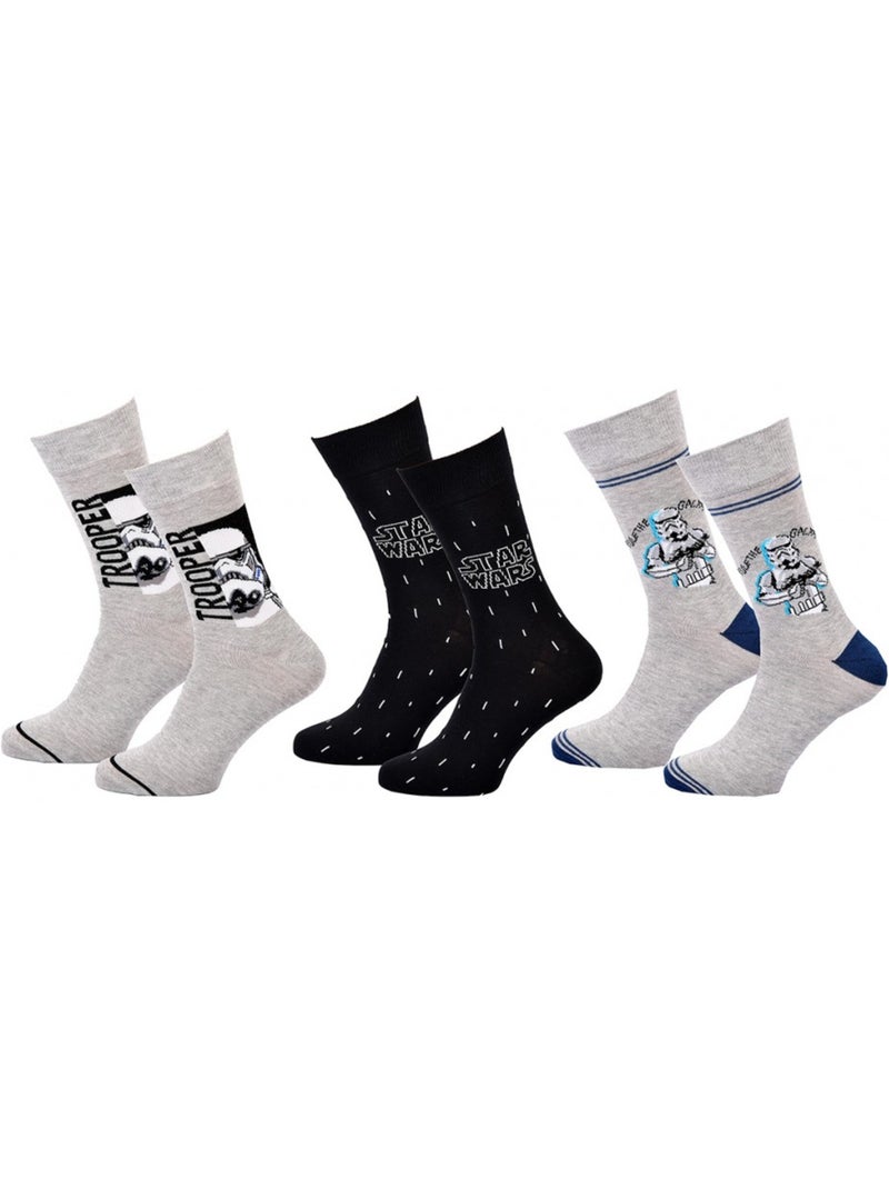 Calzini Star Wars uomo - Confezione da 3 Multicolore - Kiabi