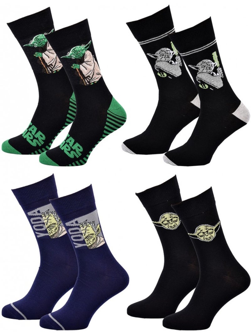 Calzini Star Wars uomo - Confezione da 4 Multicolore - Kiabi