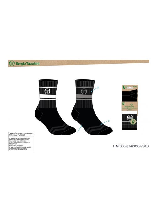 Calzini TENNIS SERGIO TACCHINI Confezione da 4 Paia - Kiabi