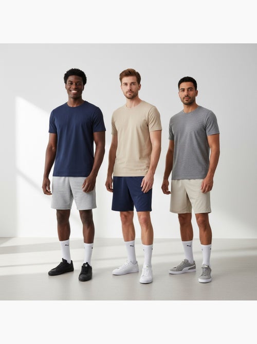 Calzini unisex puma crew confezione 6 paia - cotone, tacco cucito - Kiabi Calzini unisex puma crew confezione 6 paia - cotone, tacco cucito - Kiabi