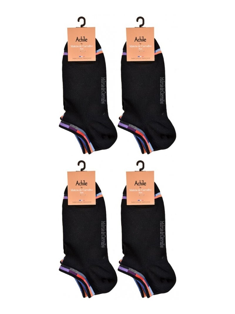 Calzini Uomo ACHILE - Confezione da 4 Nero - Kiabi
