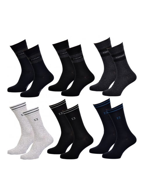 Calzini Uomo AZZARO - Confezione da 6 - Kiabi