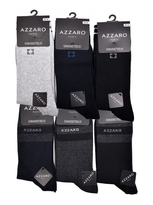 Calzini Uomo AZZARO - Confezione da 6 - Kiabi