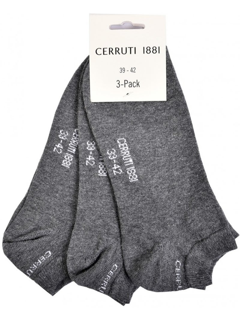 Calzini uomo CERRUTI 1881 Comfort e qualità - Confezione da 6 Grigio - Kiabi