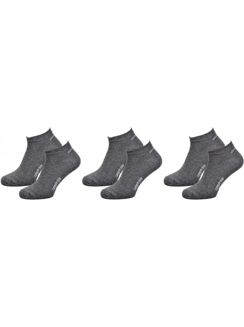 Calzini uomo CERRUTI 1881 Comfort e qualità - Confezione da 6 Grigio - Kiabi