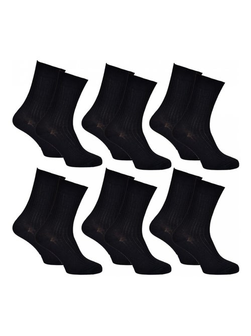 Calzini Uomo Con Lana Venduti in Pack Comfort e Calore - Confezione da 6 - Kiabi