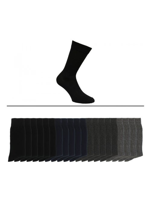 Calzini uomo confezione da 20 - Kiabi