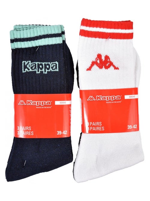 Calzini Uomo CREW KAPPA - Confezione da 6 - Kiabi