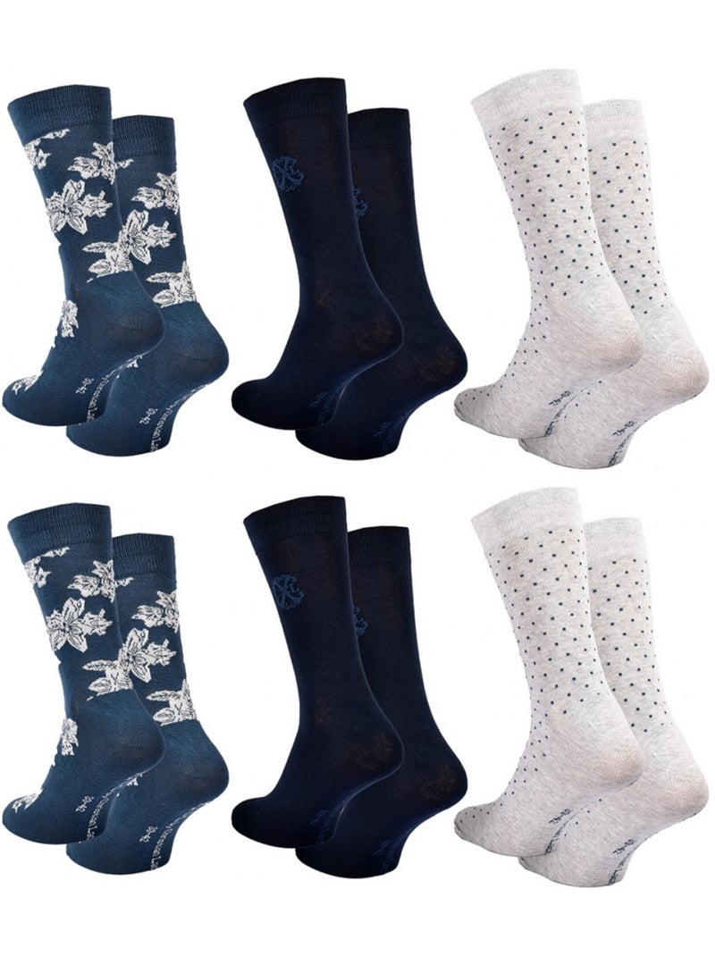 Calzini Uomo CXL BY LACROIX - Confezione da 6 Multicolore - Kiabi