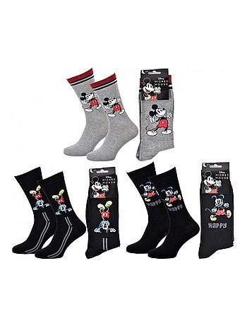 Calzini Uomo DISNEY MICKEY MOUSE - Confezione da 3