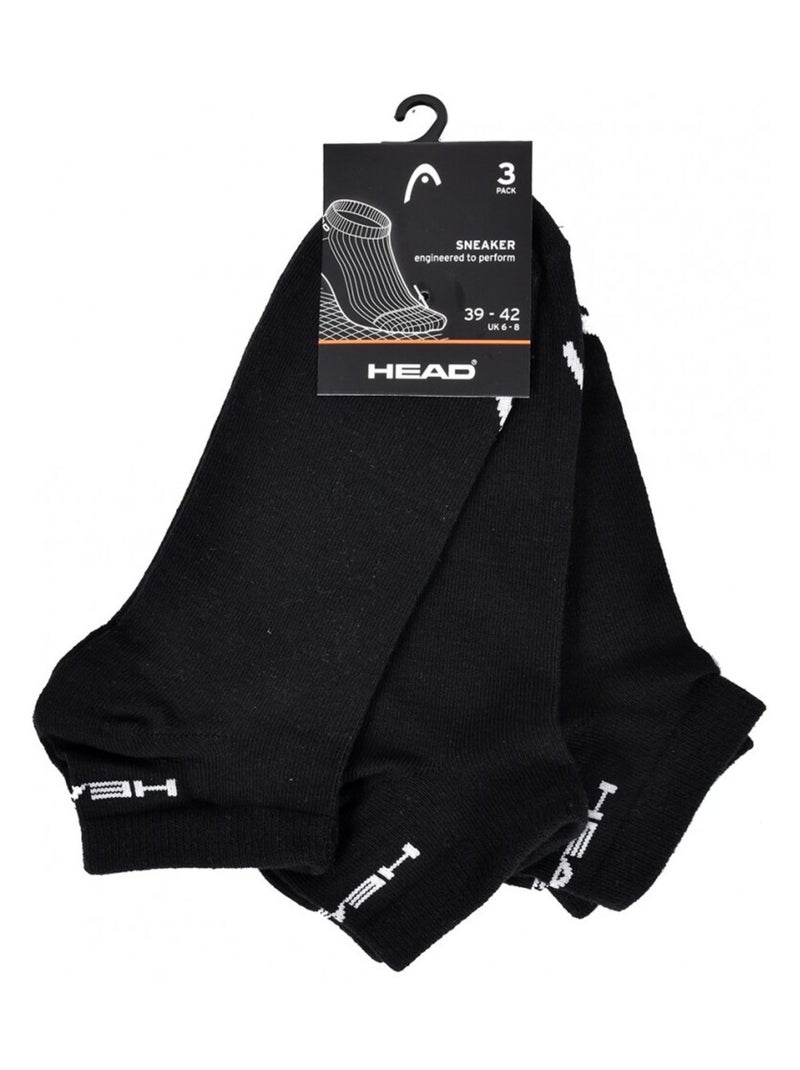 Calzini uomo HEAD SPORT ET PERFORMANCE - Confezione da 12 Bianco Nero - Kiabi