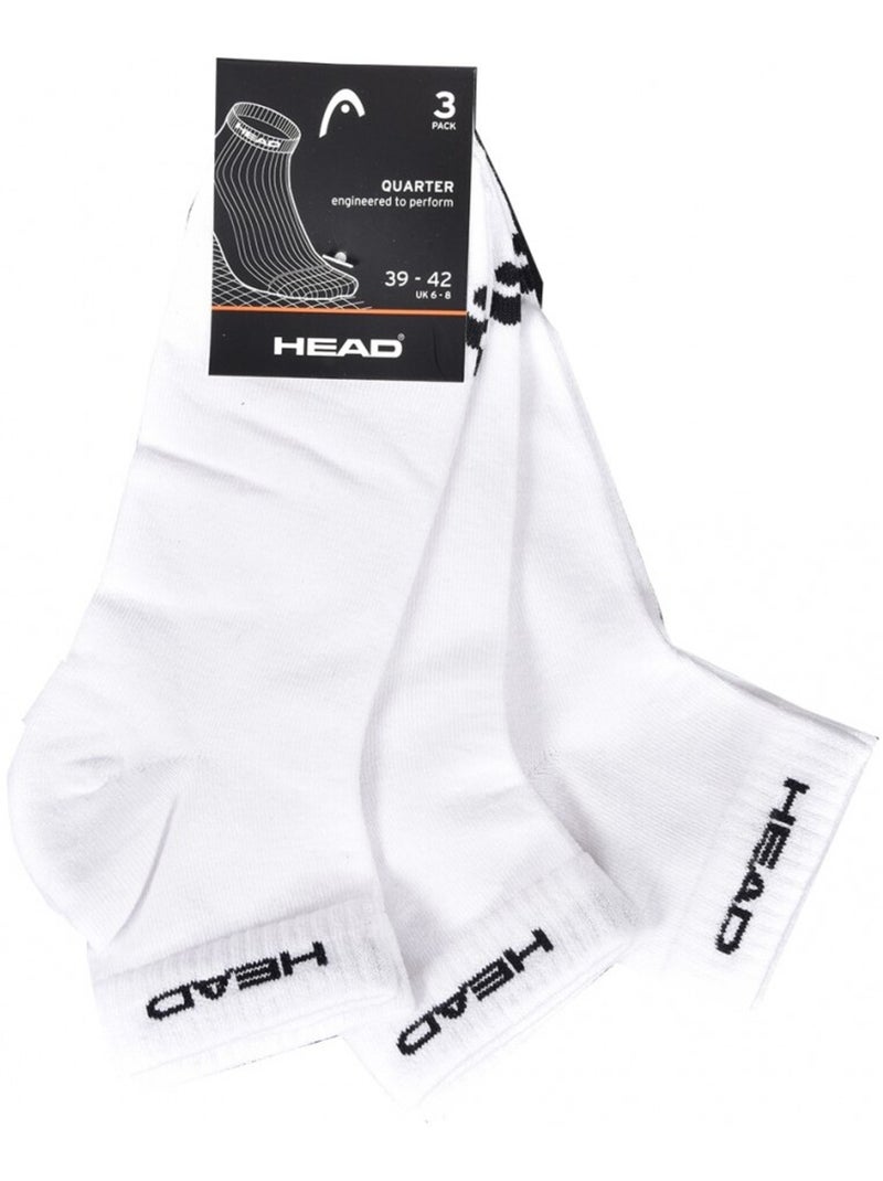Calzini uomo HEAD SPORT ET PERFORMANCE - Confezione da 12 Nero Bianco - Kiabi