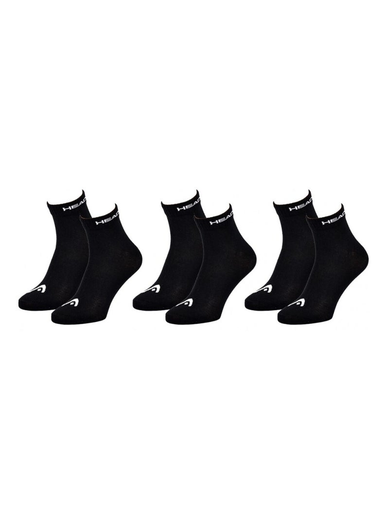 Calzini uomo HEAD SPORT ET PERFORMANCE - Confezione da 12 Nero Bianco - Kiabi