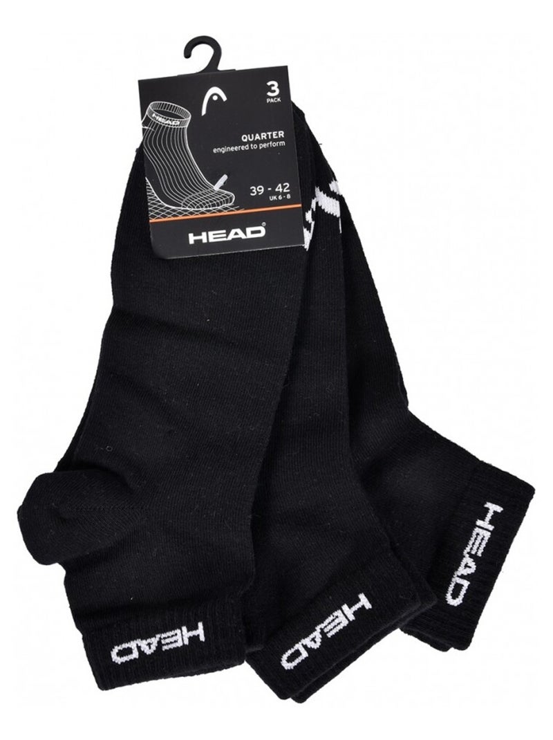Calzini uomo HEAD SPORT ET PERFORMANCE - Confezione da 12 Nero Bianco - Kiabi
