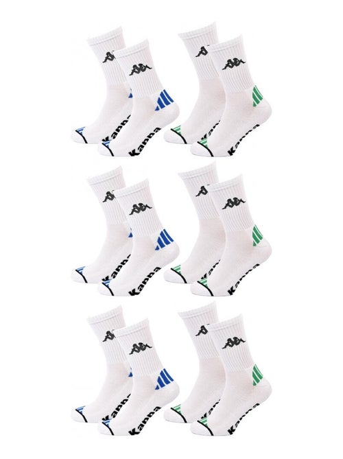 Calzini Uomo KAPPA CREW SPORT - Confezione da 6 - Kiabi Calzini Uomo KAPPA CREW SPORT - Confezione da 6 - Kiabi