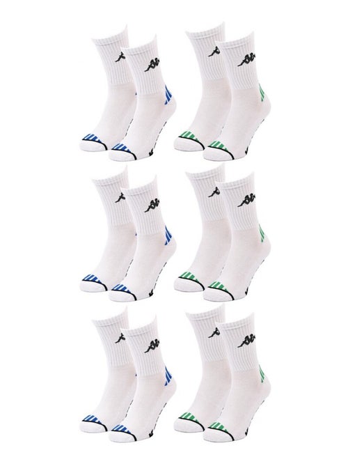 Calzini Uomo KAPPA CREW SPORT - Confezione da 6 - Kiabi Calzini Uomo KAPPA CREW SPORT - Confezione da 6 - Kiabi