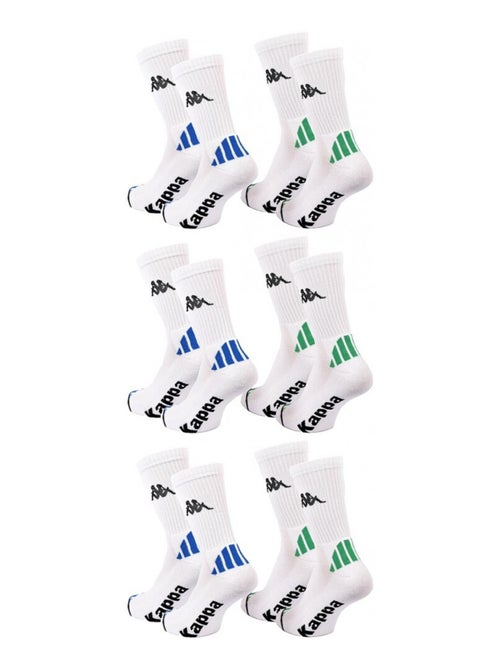 Calzini Uomo KAPPA CREW SPORT - Confezione da 6 - Kiabi Calzini Uomo KAPPA CREW SPORT - Confezione da 6 - Kiabi