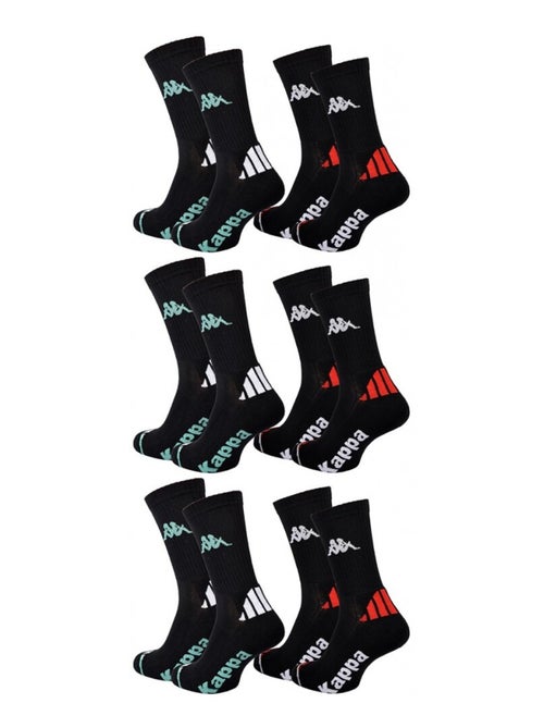 Calzini Uomo KAPPA CREW SPORT - Confezione da 6 - Kiabi