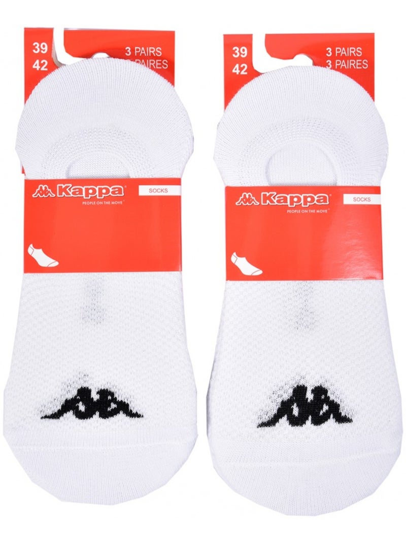 Calzini uomo KAPPA fantasmini gambaletto corto - Confezione da 6 Multicolore - Kiabi