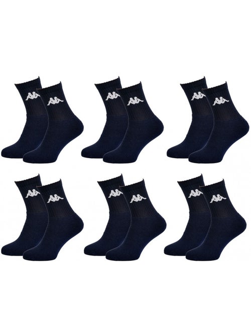 Calzini Uomo KAPPA Modello Tennis - Assortimento modelli foto secondo arrivi - Confezione da 6 - Kiabi
