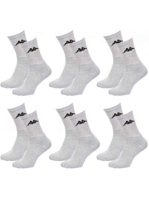 Calzini Uomo KAPPA Modello Tennis - Assortimento modelli foto secondo arrivi - Confezione da 6 - Kiabi