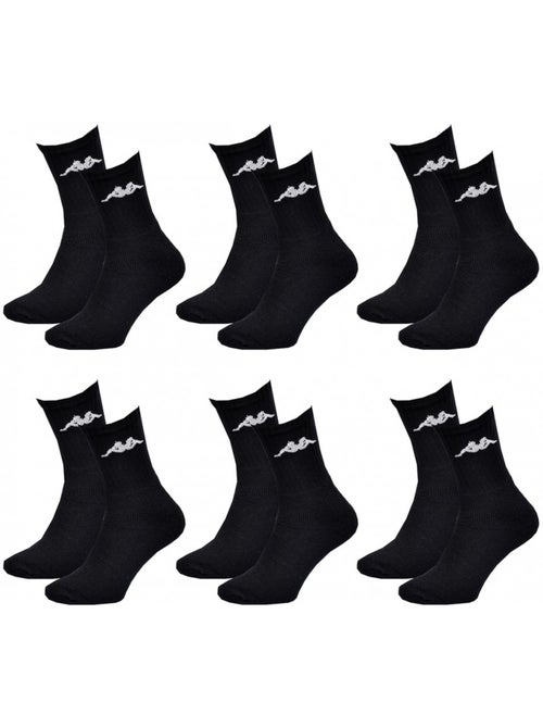 Calzini Uomo KAPPA Modello Tennis - Assortimento modelli foto secondo arrivi - Confezione da 6 - Kiabi