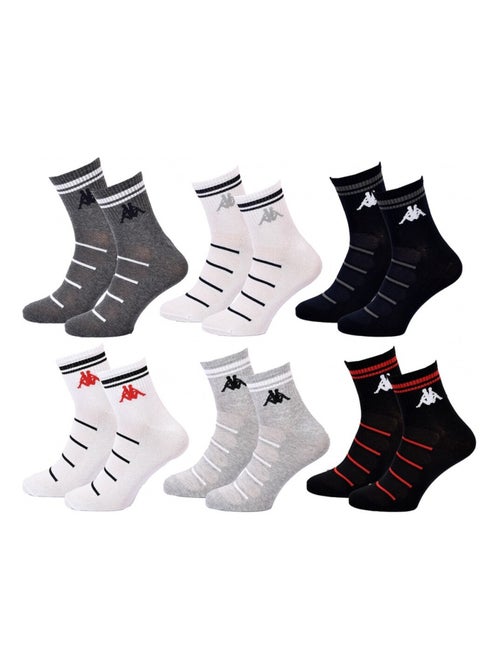 Calzini Uomo KAPPA QUARTER - Confezione da 6 - Kiabi