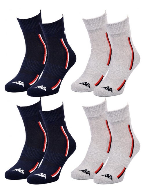 Calzini Uomo KAPPA QUARTER SPORT - Confezione da 4 - Kiabi