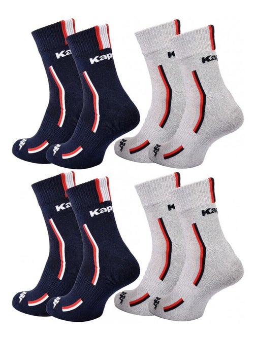 Calzini Uomo KAPPA QUARTER SPORT - Confezione da 4 - Kiabi