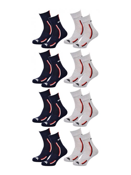 Calzini Uomo KAPPA QUARTER SPORT - Confezione da 8 - Kiabi