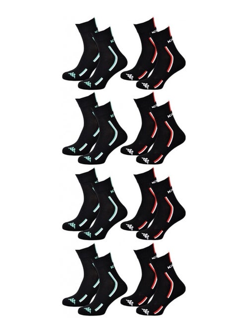 Calzini Uomo KAPPA QUARTER SPORT - Confezione da 8 - Kiabi