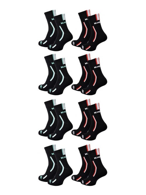 Calzini Uomo KAPPA QUARTER SPORT - Confezione da 8 - Kiabi