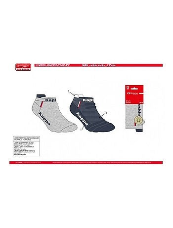 Calzini Uomo KAPPA SNEAKER SPORT - Confezione da 4