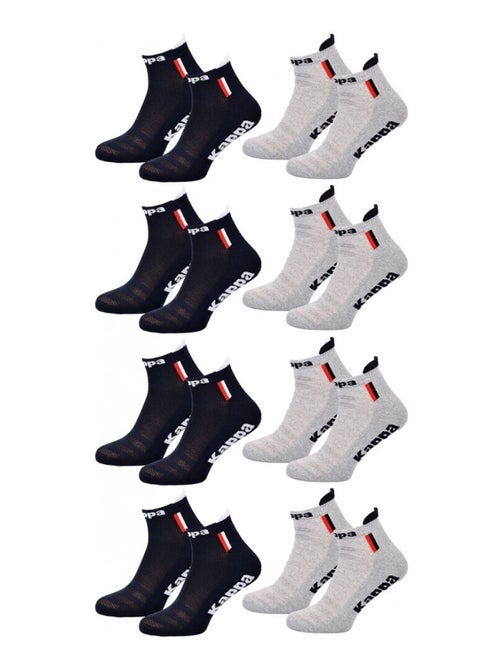 Calzini Uomo KAPPA SNEAKER SPORT - Confezione da 8 - Kiabi Calzini Uomo KAPPA SNEAKER SPORT - Confezione da 8 - Kiabi