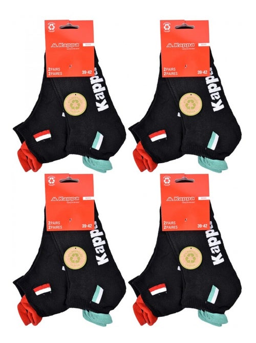 Calzini Uomo KAPPA SNEAKER SPORT - Confezione da 8 - Kiabi