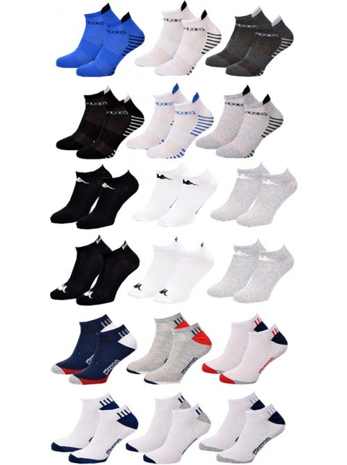 Calzini Uomo KAPPA Socquettes Tiges Courtes - Confezione da 12 - Kiabi