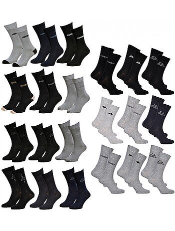 Calzini uomo KAPPA Sport, Urbani, Comfort in Cotone - Confezione da 12