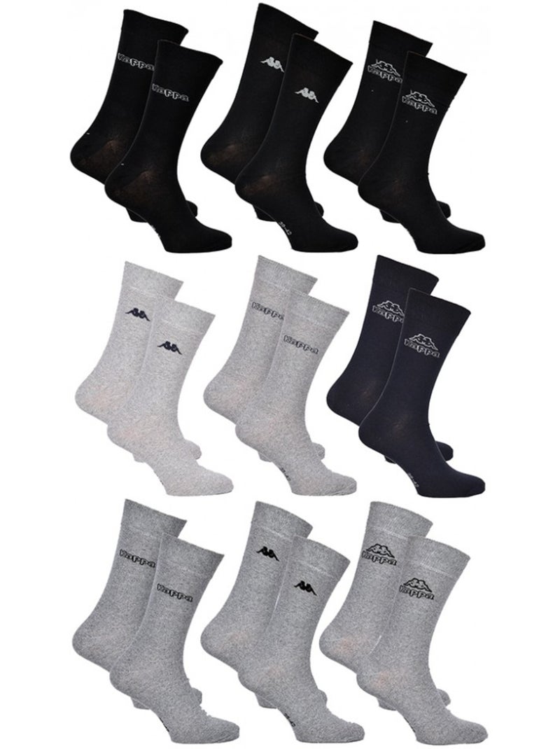 Calzini uomo Kappa Sport, Urbano, Comfort in Cotone - Pack da 9 Multicolore - Kiabi