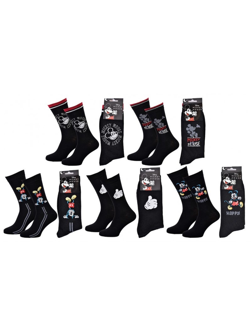 Calzini Uomo LICENZA - Confezione da 5 Nero Multicolore - Kiabi