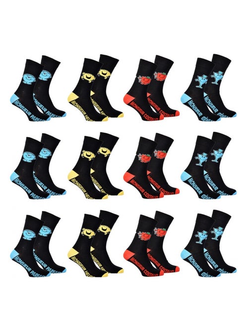 Calzini uomo licenza CONFEZIONE DA 12 paia Monsieur Madame - Kiabi