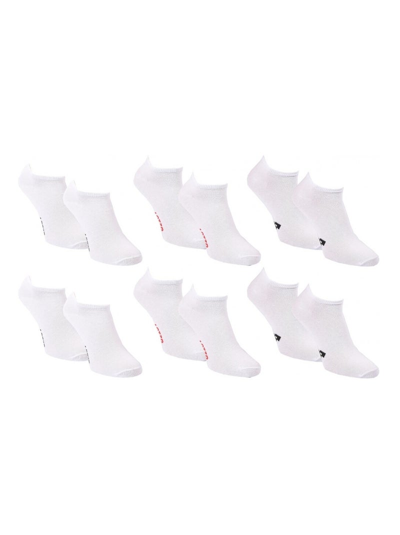Calzini Uomo LOTTO - Confezione da 6 Bianco - Kiabi