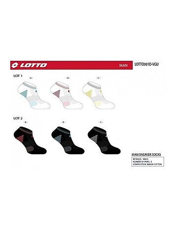 Calzini Uomo LOTTO - Confezione da 6
